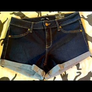 Fashion nova rolled up Jean shorts